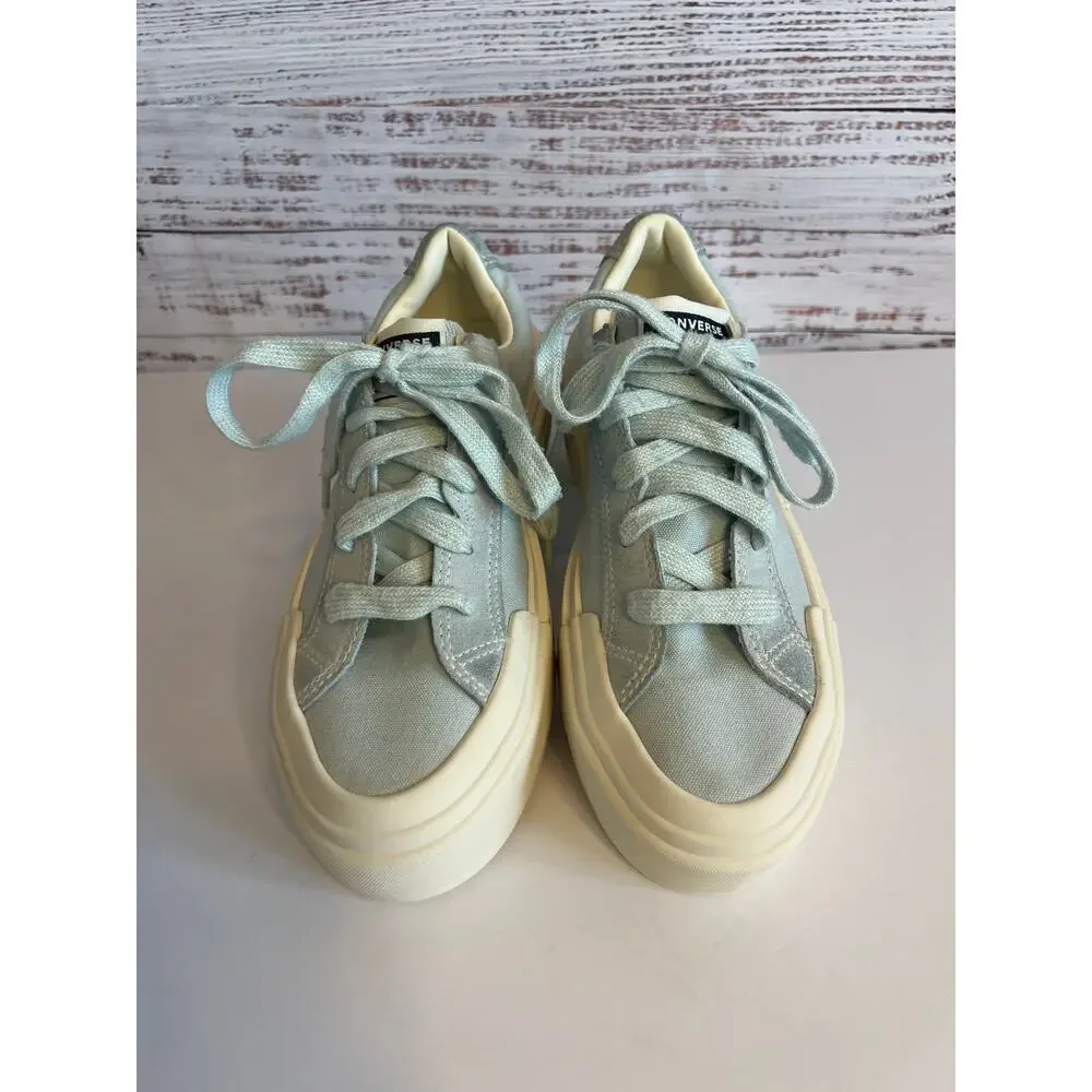 Converse Chuck Taylor All Star Cruise Ox Platform Sneaker Blue White Size 8